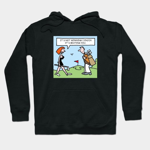 golf012 Hoodie by Cheeky Greetings